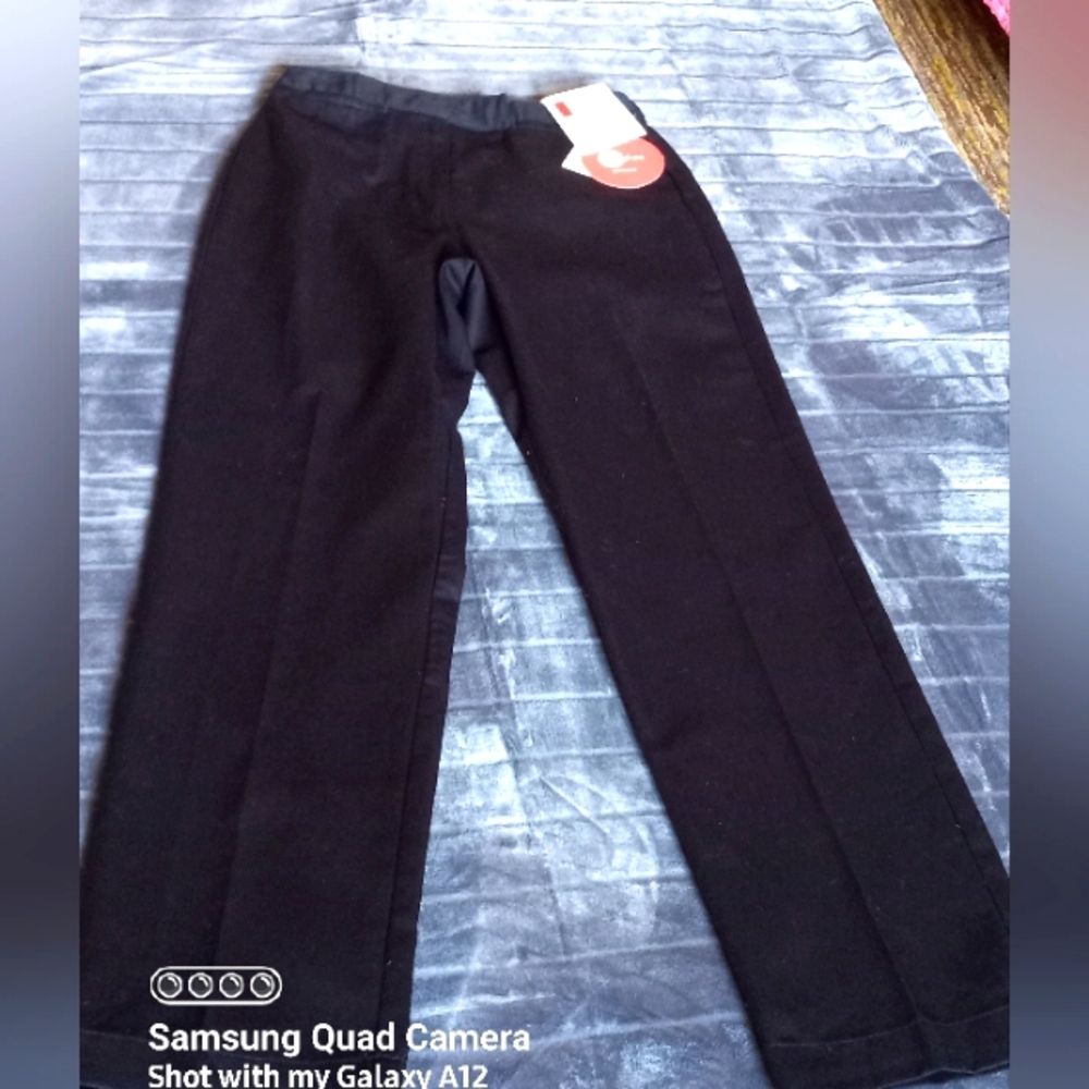 💯% Cotton Liz Claiborne Black Audra Slacks